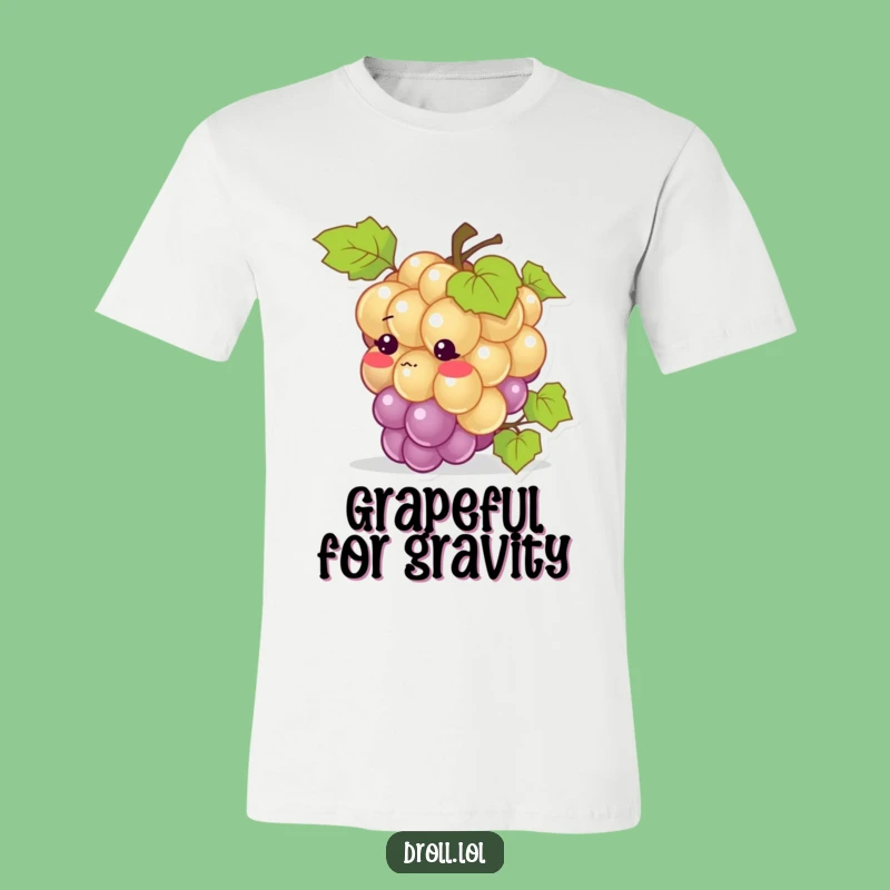 Funny Blushing Grape T-Shirt - Embrace Your Awkward Moments