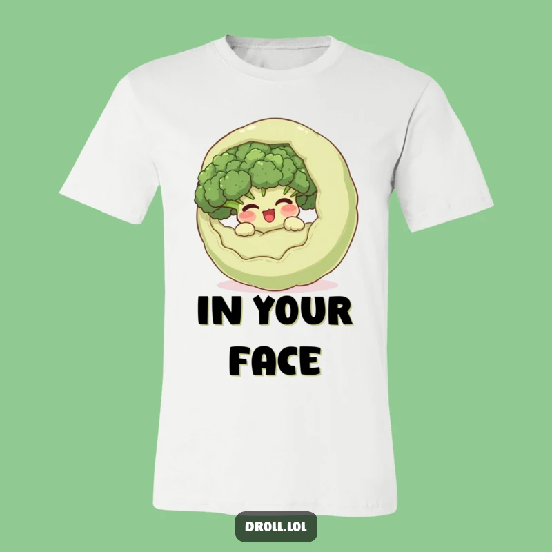Funny Hidden Broccoli T-Shirt: Giggle Vegetable Tee, a Hilarious Gift
