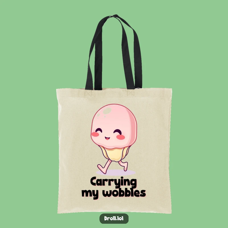 Funny Wobbly Jelly Tote Bag: Carry Your Laughs in Style with this Gift