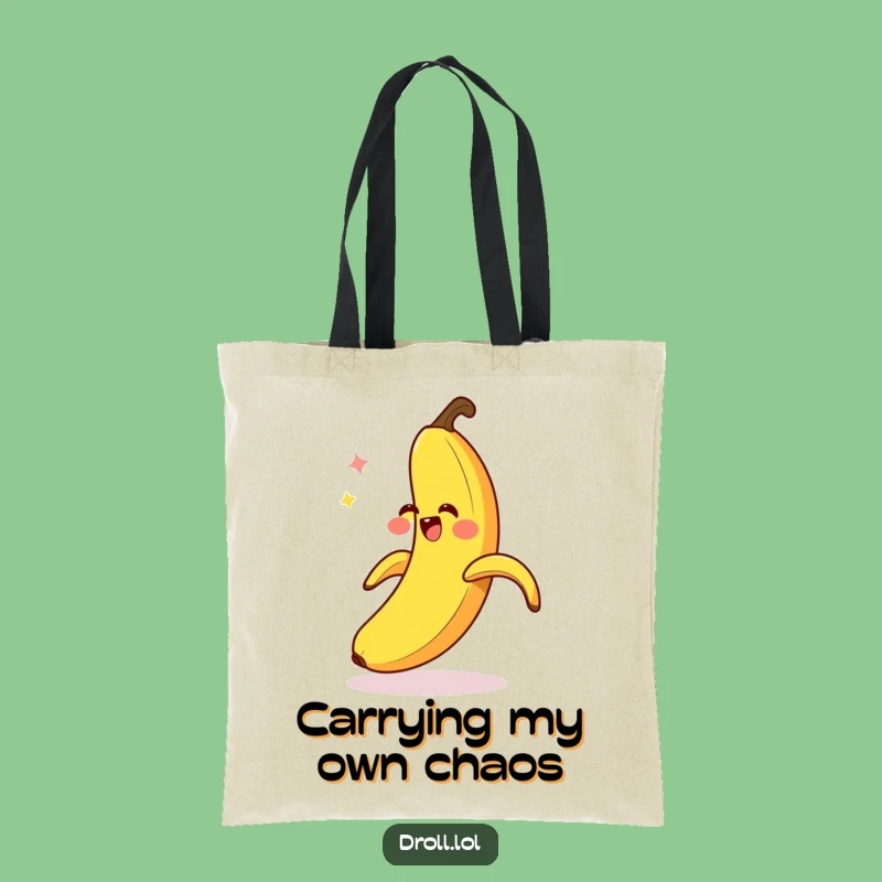 Funny Banana Slip Tote Bag: Carry Your Laughs with this Comical Accessory, Great Funny Gift