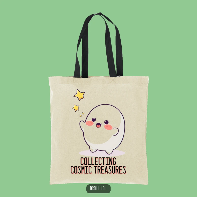 Funny Blob Star Catcher Tote Bag - Carry Your Dreams in Style!