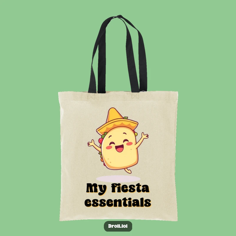 Funny Dancing Taco Tote Bag: Carry the Fiesta with this Hilarious Gift
